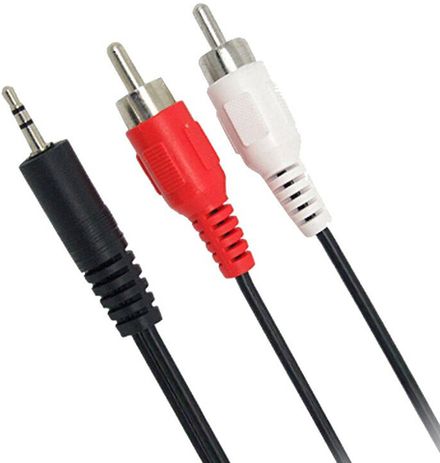ШНУР JACK3,5 стерео - 2RCA 5м