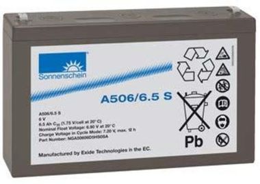 Аккумулятор Sonnenschein A506/6.5 S ( 6V 6,5Ah / 6В 6,5Ач ) - фотография