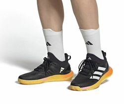 Мужские кроссовки теннисные Adidas Adizero Ubersonic 4.1 M Clay - black/orange/yellow