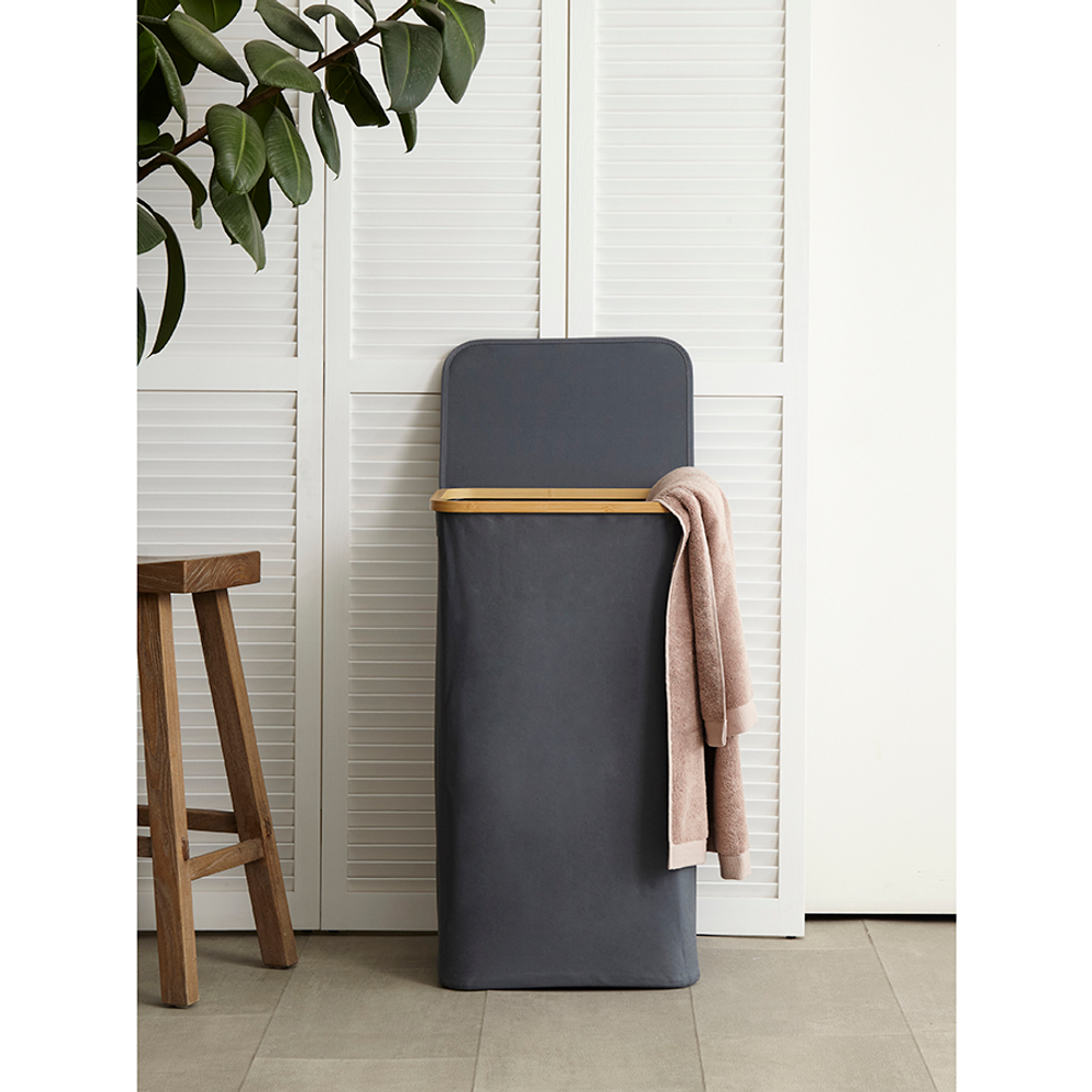 Корзина для белья Neat Tall, 41х35х74 см, серая
