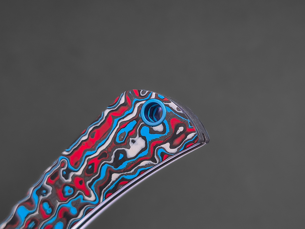 Складной нож Slip Joint [Magnacut Red Blue Carbon]