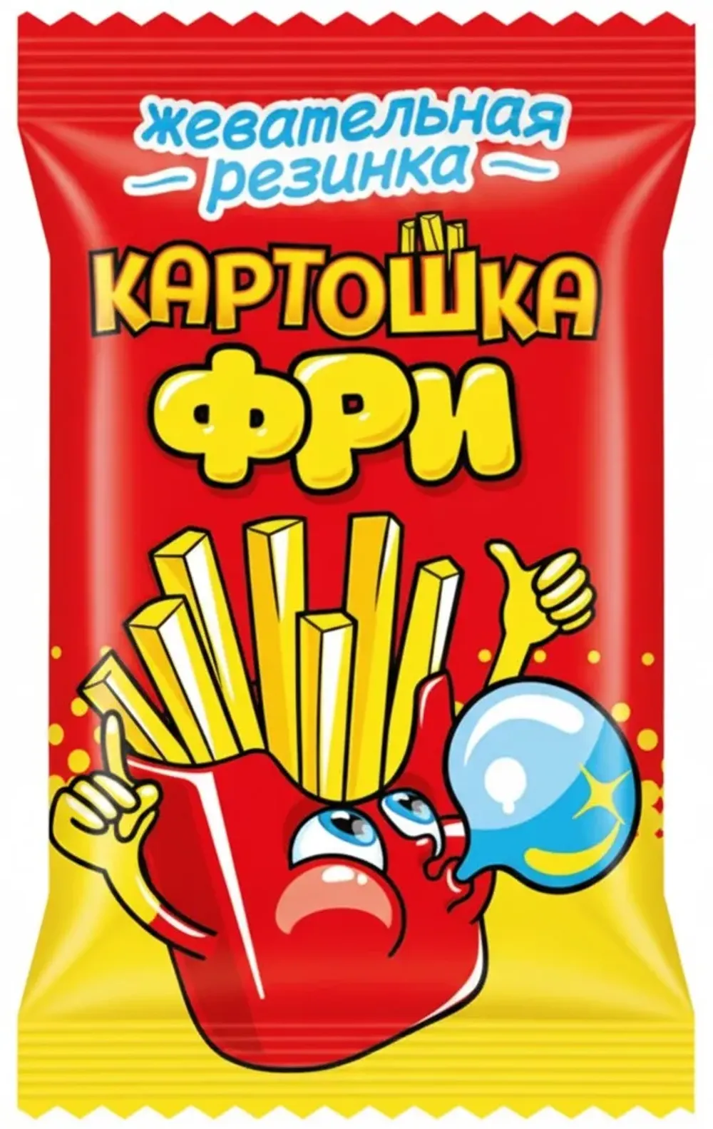 Жевательная резинка "Картошка фри" 15гр*24шт*12 блоков