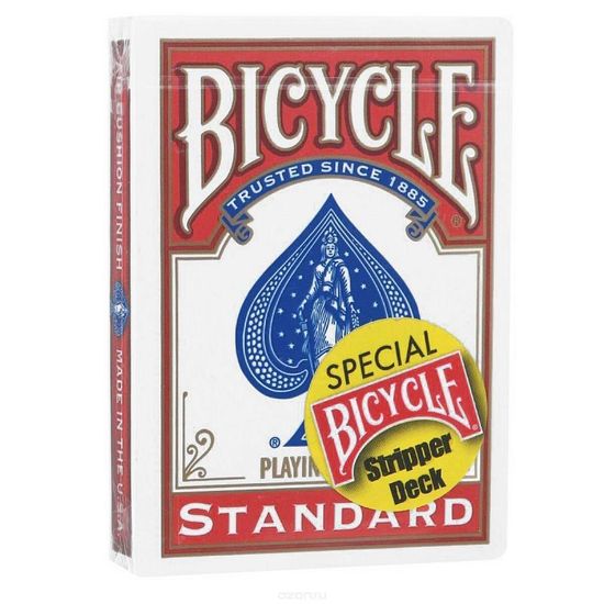 Карты "Bicycle Stripper Deck red/blue"