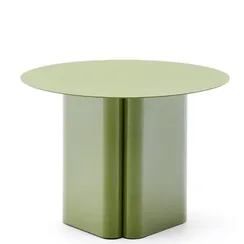 Журнальный столик Arvin Ø55x38 см, зеленый металл