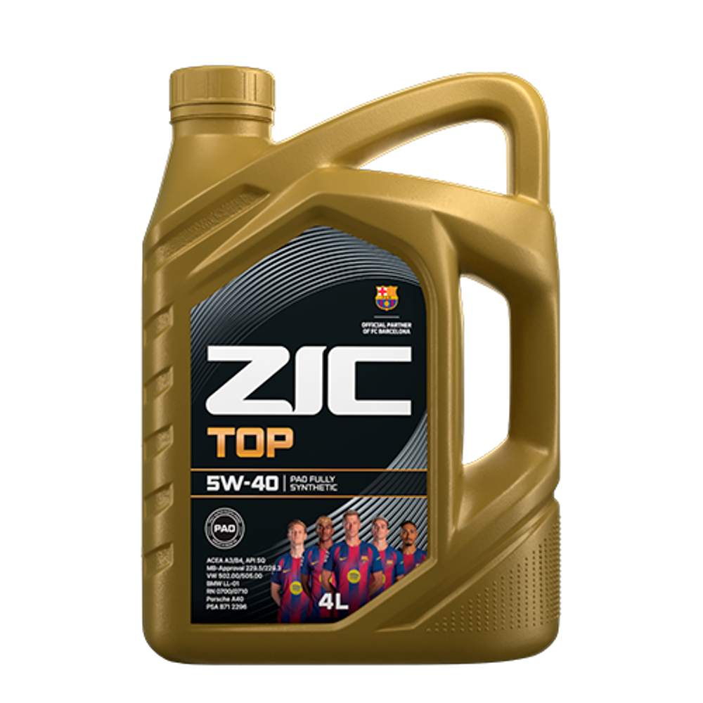 ZIC TOP 5W40 SN Масло моторное