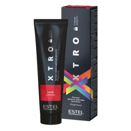 ESTEL Пигмент прямого действия для волос XTRO BLACK Алый, 100 мл