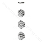 Pendant design lamp  Spiral SP03 by Verpan Panton (Silver)