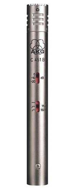 AKG C451B микрофон класса 'Premium' инструментальный конденс. кардиоидный 20-20000Гц, 9мВ/Па__1