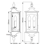 Настенный фонарь Feiss, Арт. QN-MARKET-SQUARE-M
