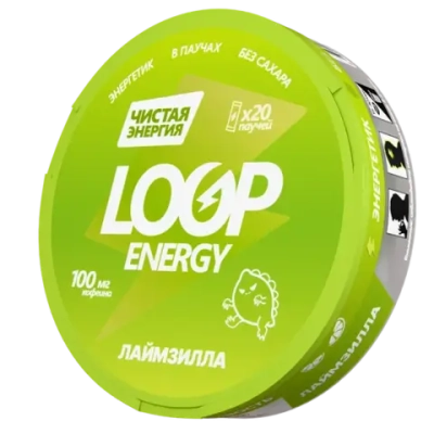 LOOP ENERGY ЛАЙМЗИЛА(без никитона,100мг кофеина)