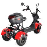 Электротрицикл CityCoco WHITE SIBERIA TRIKE MINI RED 1500W