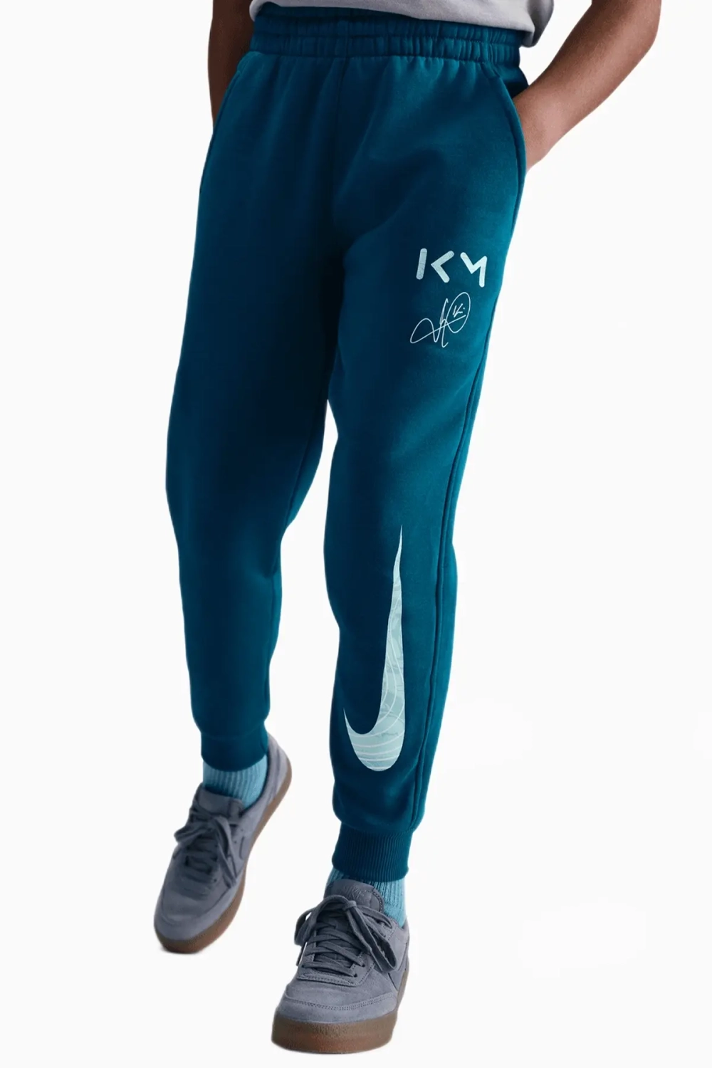 Штаны Nike Kylian Mbappe Club Fleece Junior - зеленый