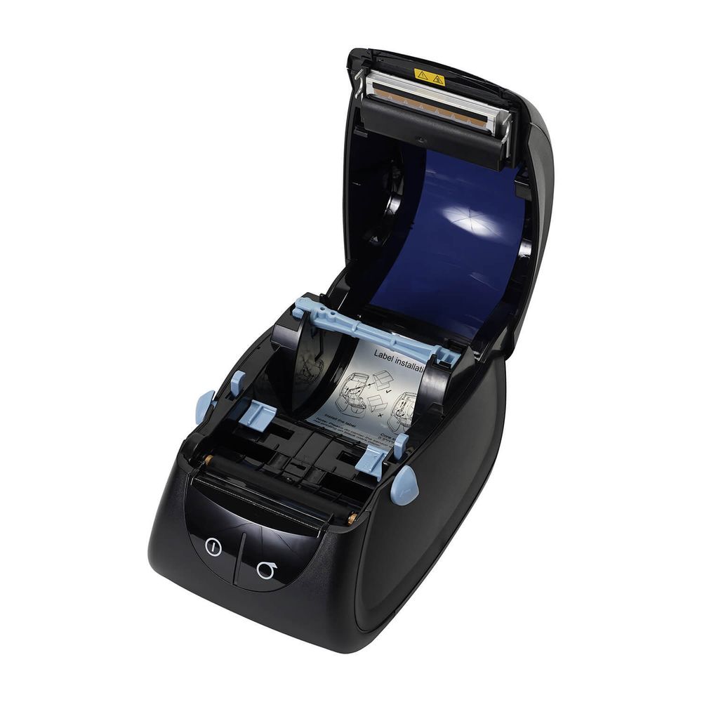 Термопринтер самоклеящихся этикеток MERTECH LP80 EVA RS232-USB Black