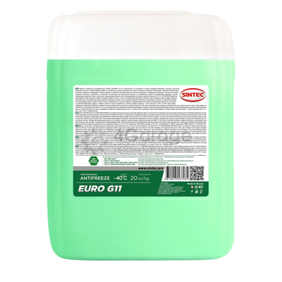 Антифриз Sintec EURO готовый -40 зеленый 19 кг 800521