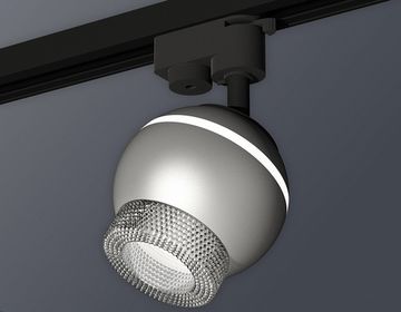 Комплект трекового светильника XT1103040 SSL/CL серебро песок/прозрачный MR16 GU5.3 LED 3W 4200K (A2521, C1103, N7191) Ambrella