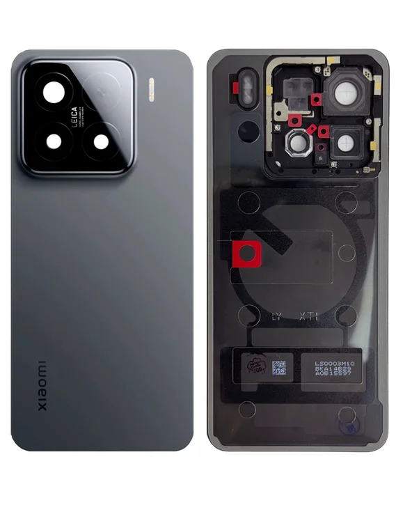 Комплект из задней крышки и рамки (средней части) для смартфона Xiaomi 15 (Черный) Black