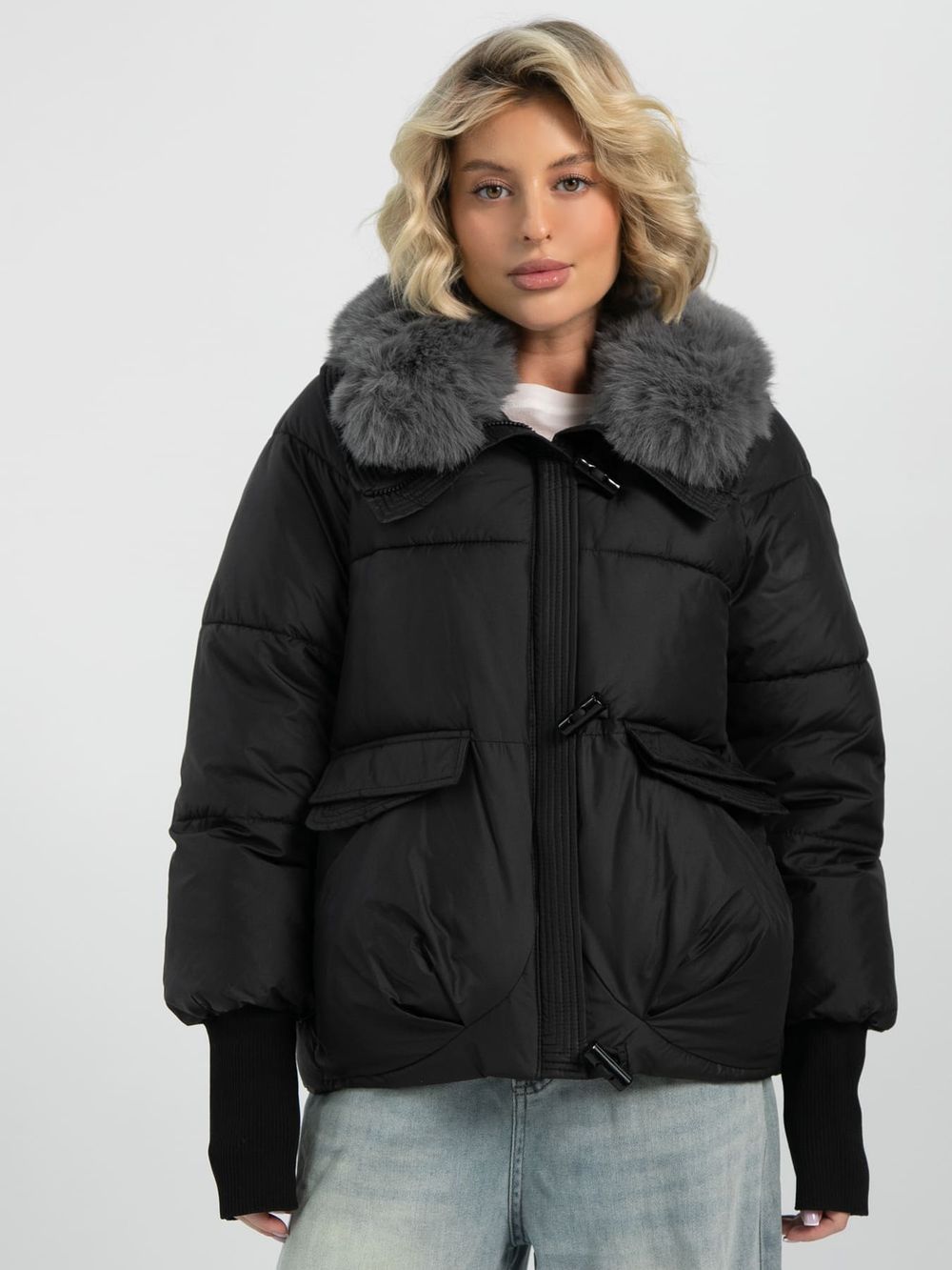 Куртка Рената (черная) Б16488-4М LT Collection