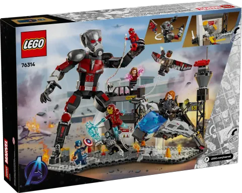 Конструктор LEGO Marvel 76314 Капитан Америка: боевик Гражданской войны