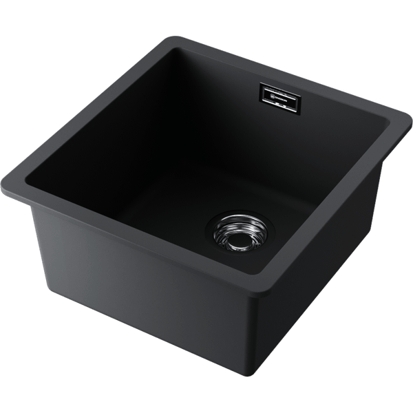 Мойка кухонная Omoikiri Kata 40-U-BL Artgranit, черный