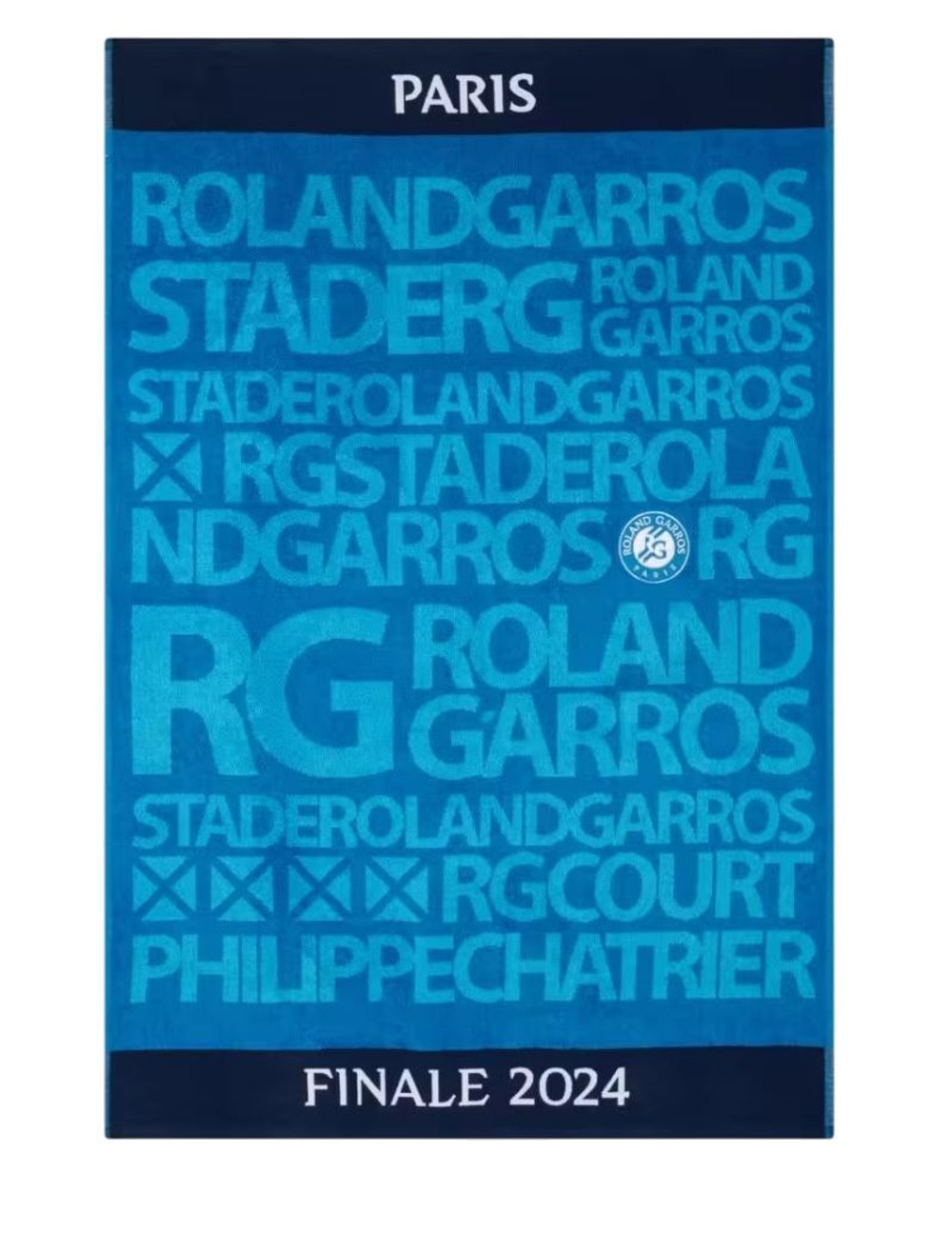 Полотенце теннисноеCarre Blanc x Roland Garros Player's Final Towel - небесный