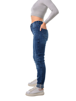 Мотоджинсы Starks ZENA LITE , жен., Slim fit, стрейч, Синий, Stonewash (28)