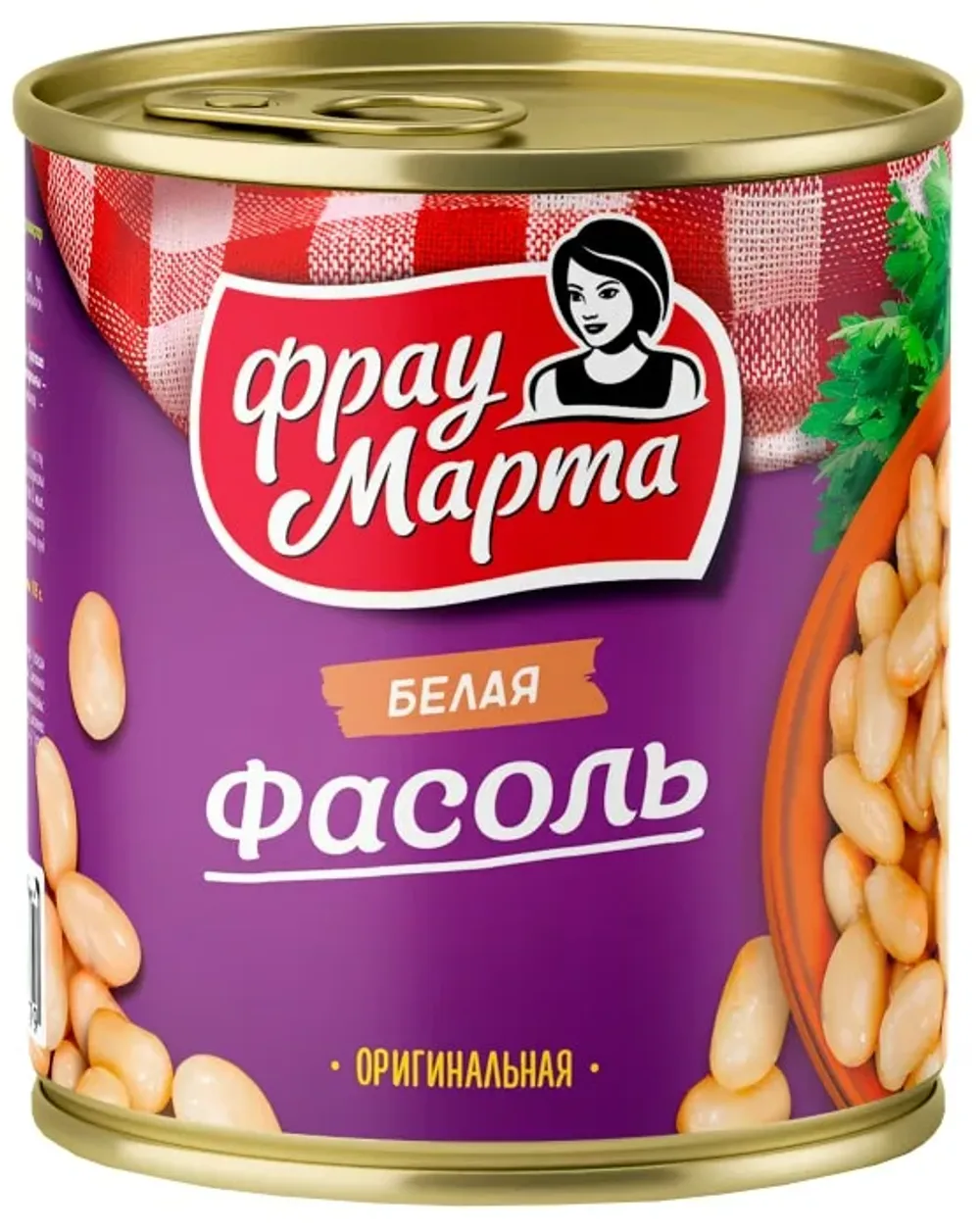Фасоль белая оригинальная "Фрау Марта" 310гр