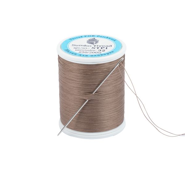 Нитки для пэчворка SumikoThread 200 м, (219 ярд), 32 серо-бежевый