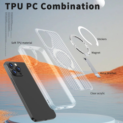Прозрачный чехол Mesh Pro Magnetic Case для Samsung Galaxy A36 5G