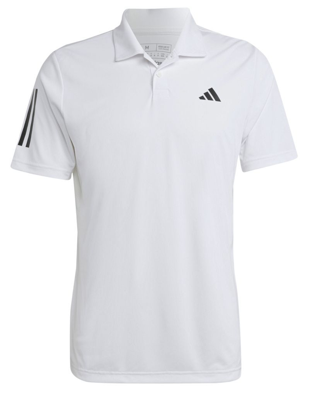 Мужское теннисное поло Adidas Club 3-Stripes Tennis Polo Shirt - white