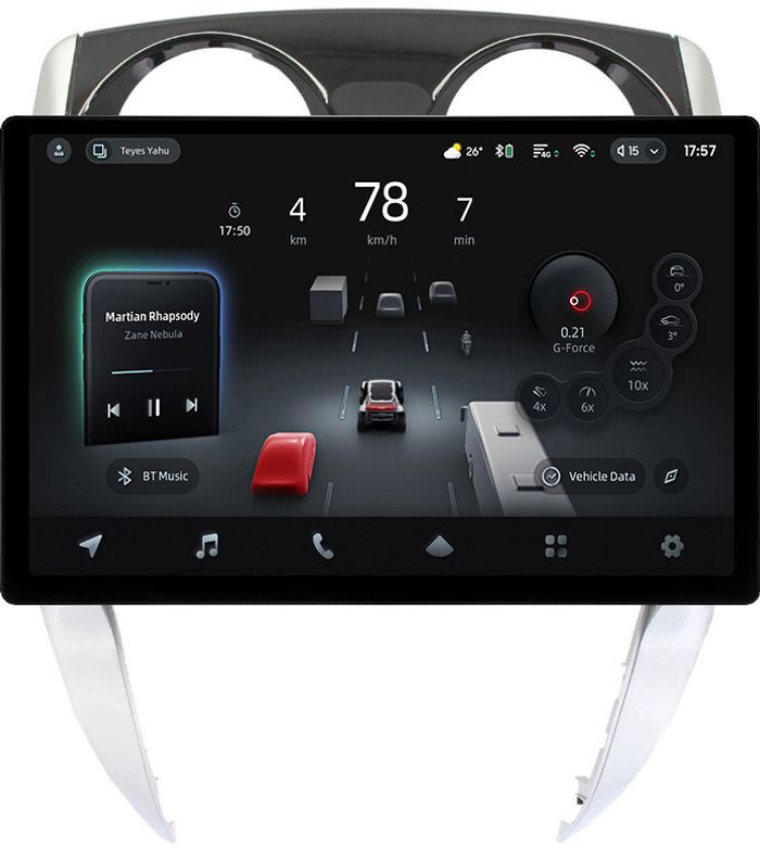 Магнитола для Nissan Note 2 2012-2021 - Teyes CC4-PRO монитор 13" 2K QLED на Android 13, Быстрейшая, Snapdragon 778G, ИИ, CarPlay, DSP, 4G SIM-слот