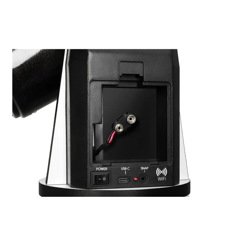Телескоп Sky-Watcher MAK 70 mini Virtuoso GTi, настольный - разъем для батарейки в отсеке монтировки