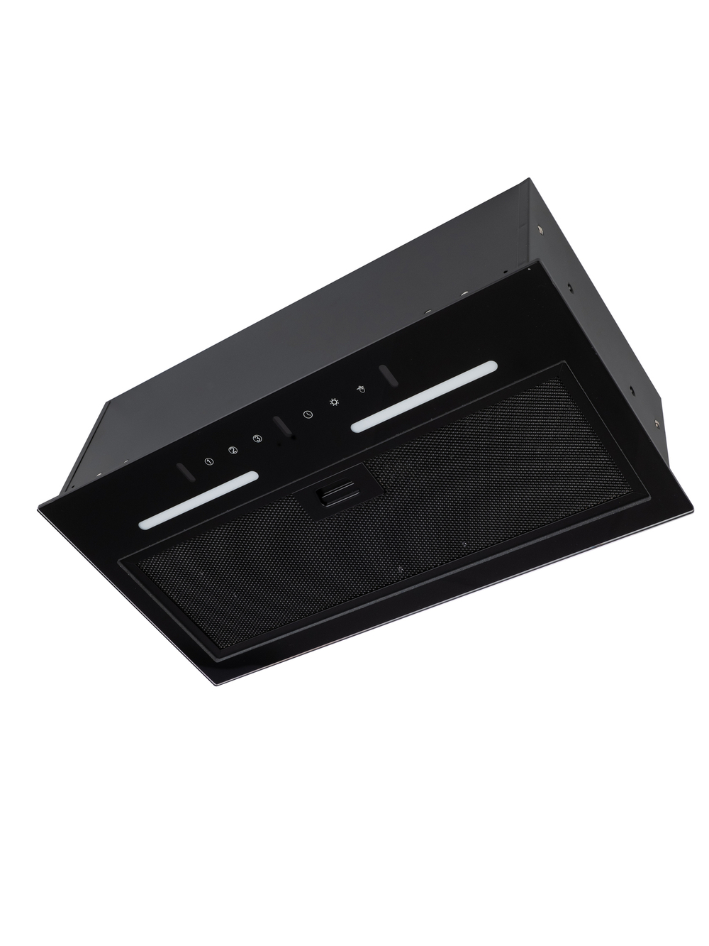 Вытяжка кухонная MACBI встраиваемая S-BOX-G55G BLACK 850м3/ч Черная (управление жестами)