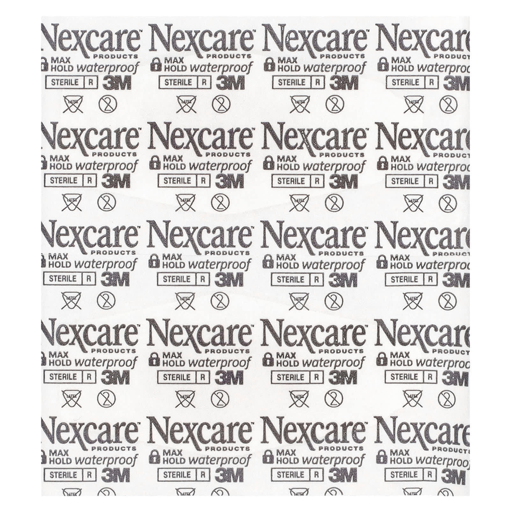Nexcare, Водонепроницаемые бинты, максимальная фиксация, 60 бинтов одного размера