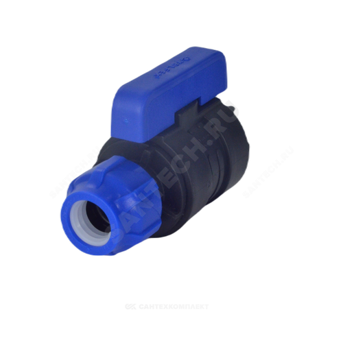 Кран шаровой компрессионный Дн 25х1/2" ВР Ру16 VALFEX 1210012525012