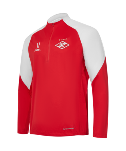 Джемпер ветрозащитный Jögel PREMIER PerFormPROOF Spartak 1/4 Zip Wind Top-K, красный