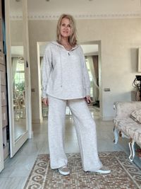 Костюм вязаный "Кашемир" сливочный