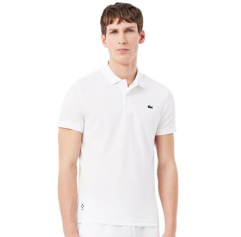 Мужское теннисное поло Lacoste Tennis x Daniil Medvedev - white