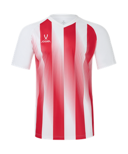 Футболка игровая Jogel Camp Striped Jersey-K, красный R2/белый 00
