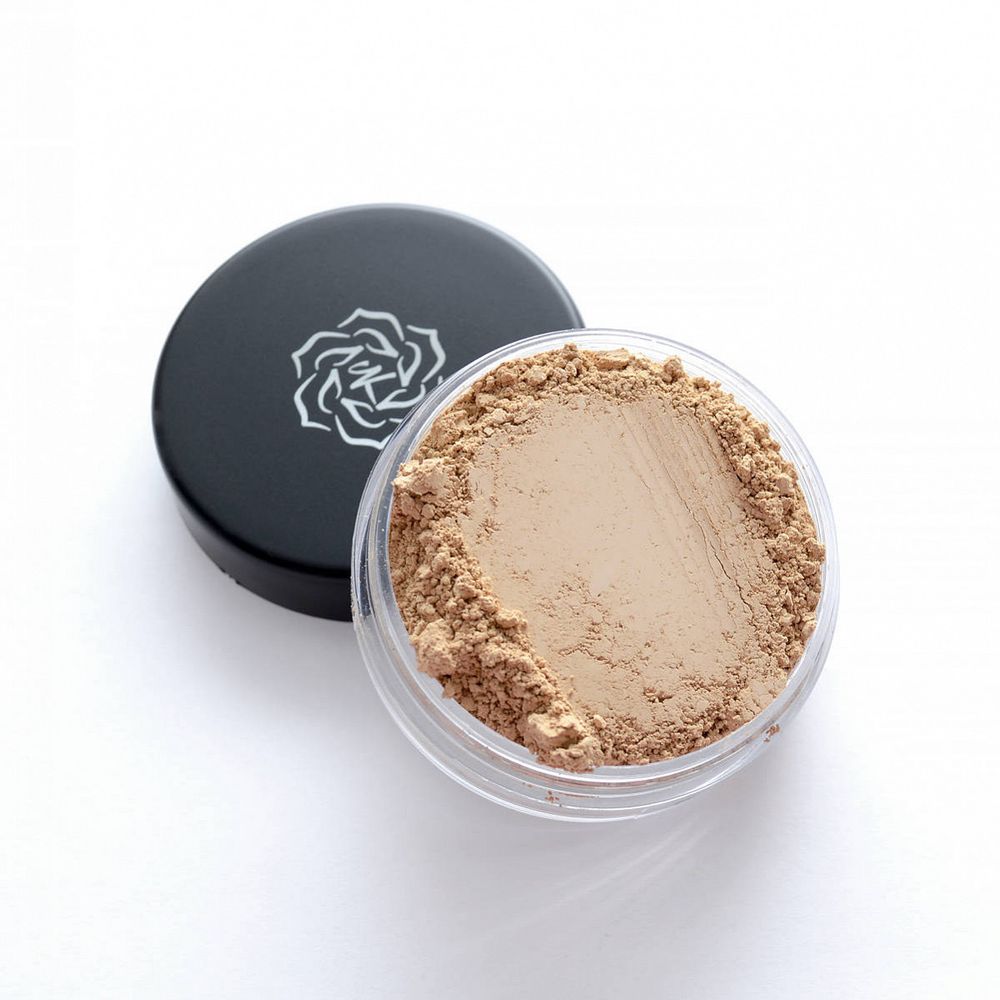 Основа сатиновая мерцающая ND1 Темный бежевый, 8гр (Kristall Minerals Cosmetics)