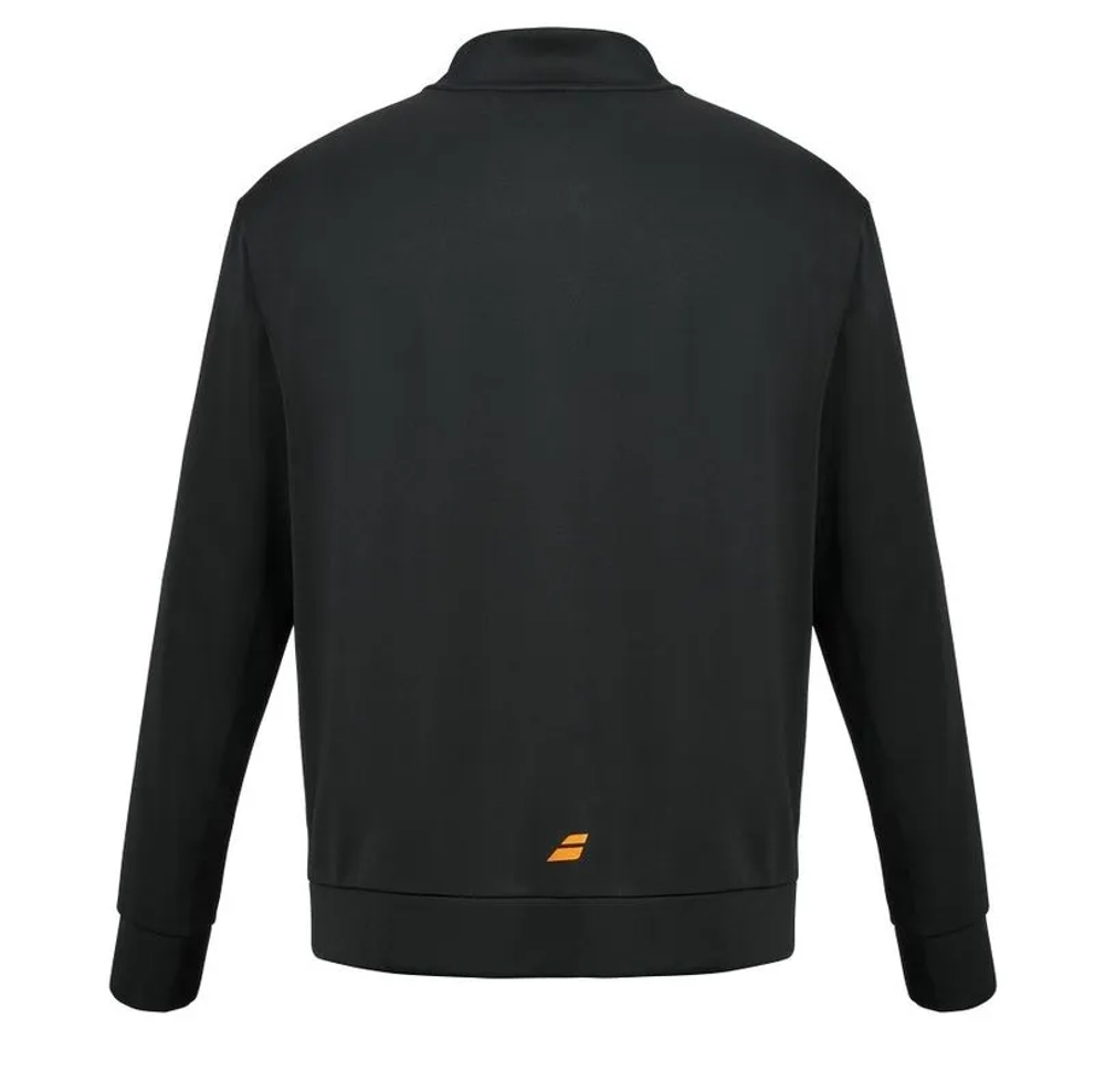 Мужская теннисная кофта Babolat Padel Perforated - black/black