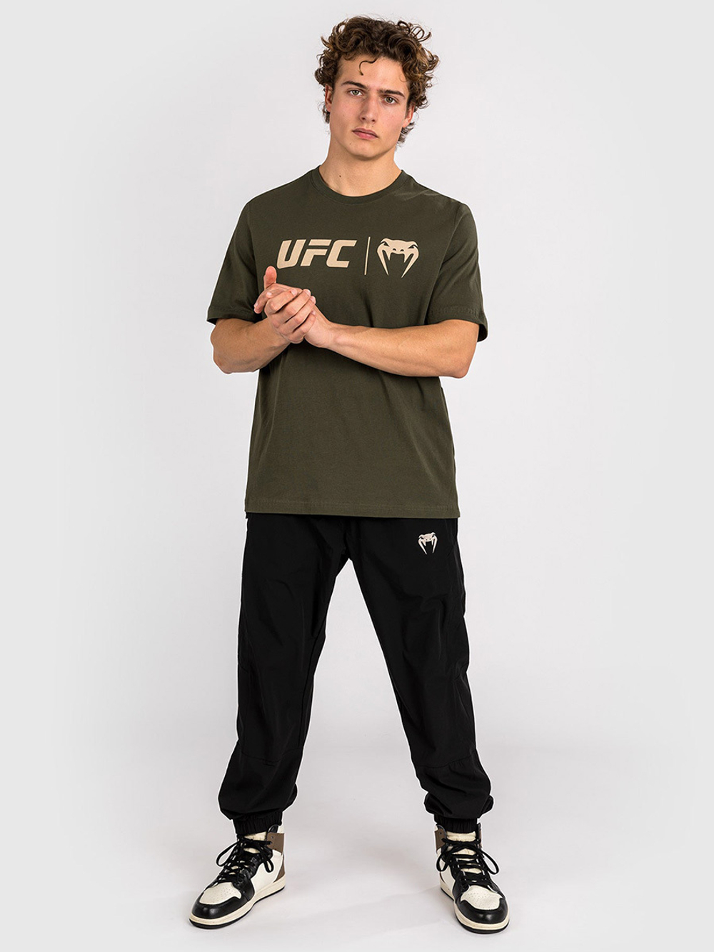 Футболка UFC Venum Classic Khaki/Bronze