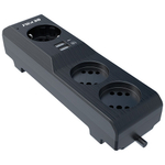 Сетевой фильтр Pilot 3G 3xGP euro outlets, 10А/2.2кВа, 2xUSB, 7m