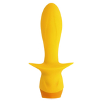 Желтая анальная вибропробка Mellow Yellow - 13,5 см.