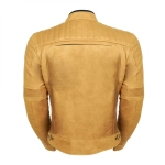 кожаная мотокуртка MCP CRISPY Yellow