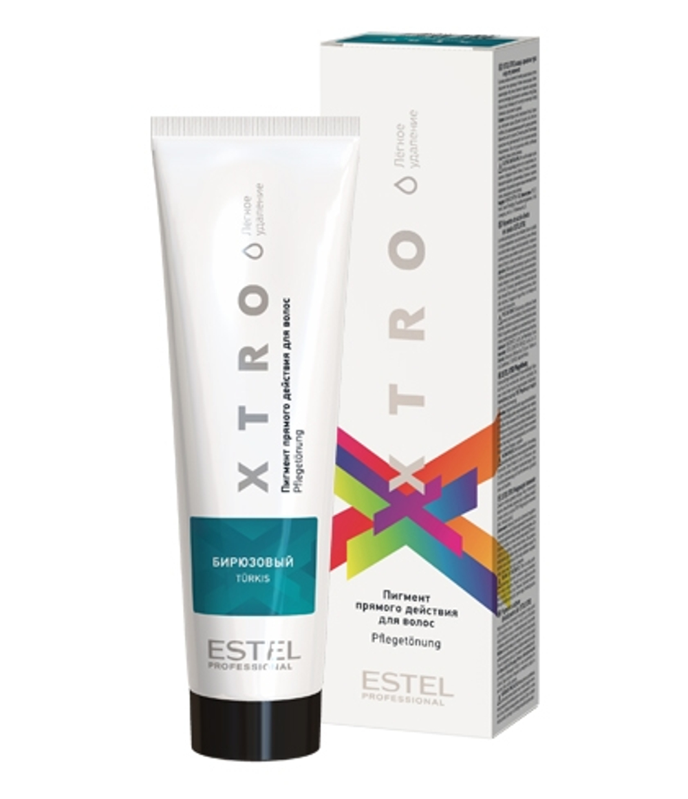 ESTEL Пигмент прямого действия для волос XTRO Бирюзовый, 100 мл