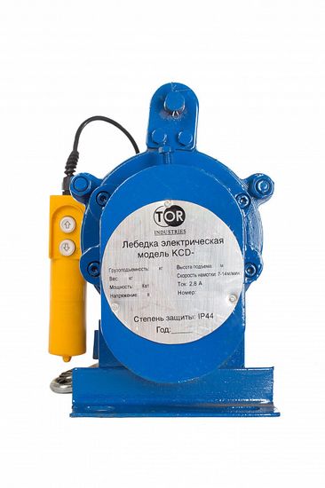 Лебедка TOR CD-300-A (KCD-300 kg, 220 В) с канатом 70 м