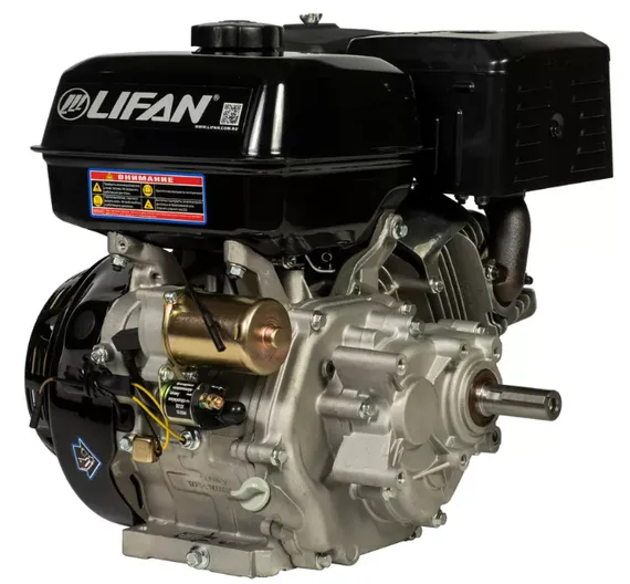 Двигатель бензиновый LIFAN 190FD-L (15 л.с.,эл.старт,косозубый редуктор)