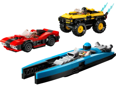 Конструктор LEGO City 60395 Набор для комбинированных гонок