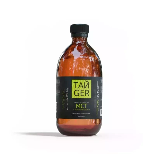 Рукето ТайGer  масло MCT с полипренолами 90% 500 ml
