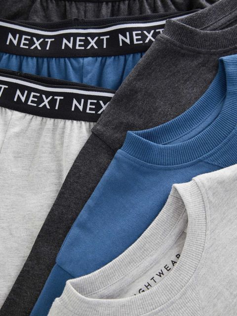 Пижама для мальчика Next K99-097, 3 шт., Серый, Синий